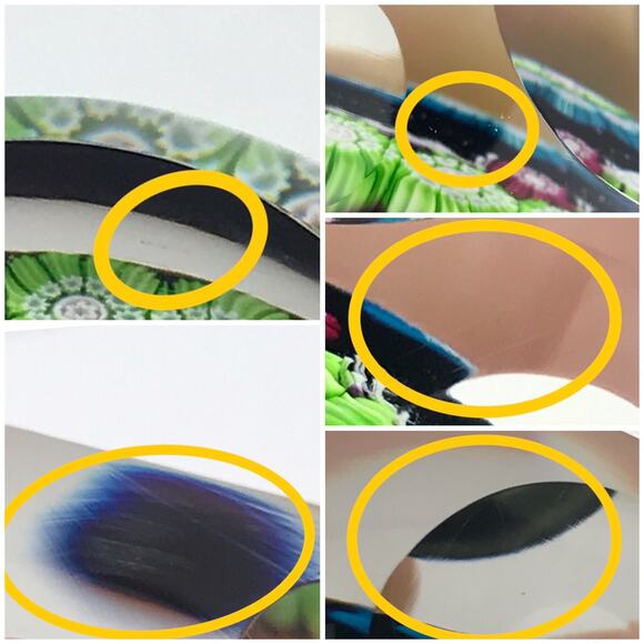 Perthshire 1972B Faceted Cushion Patterned Millefiori Latticinio Rod Paperweight - Picture 10 of 16